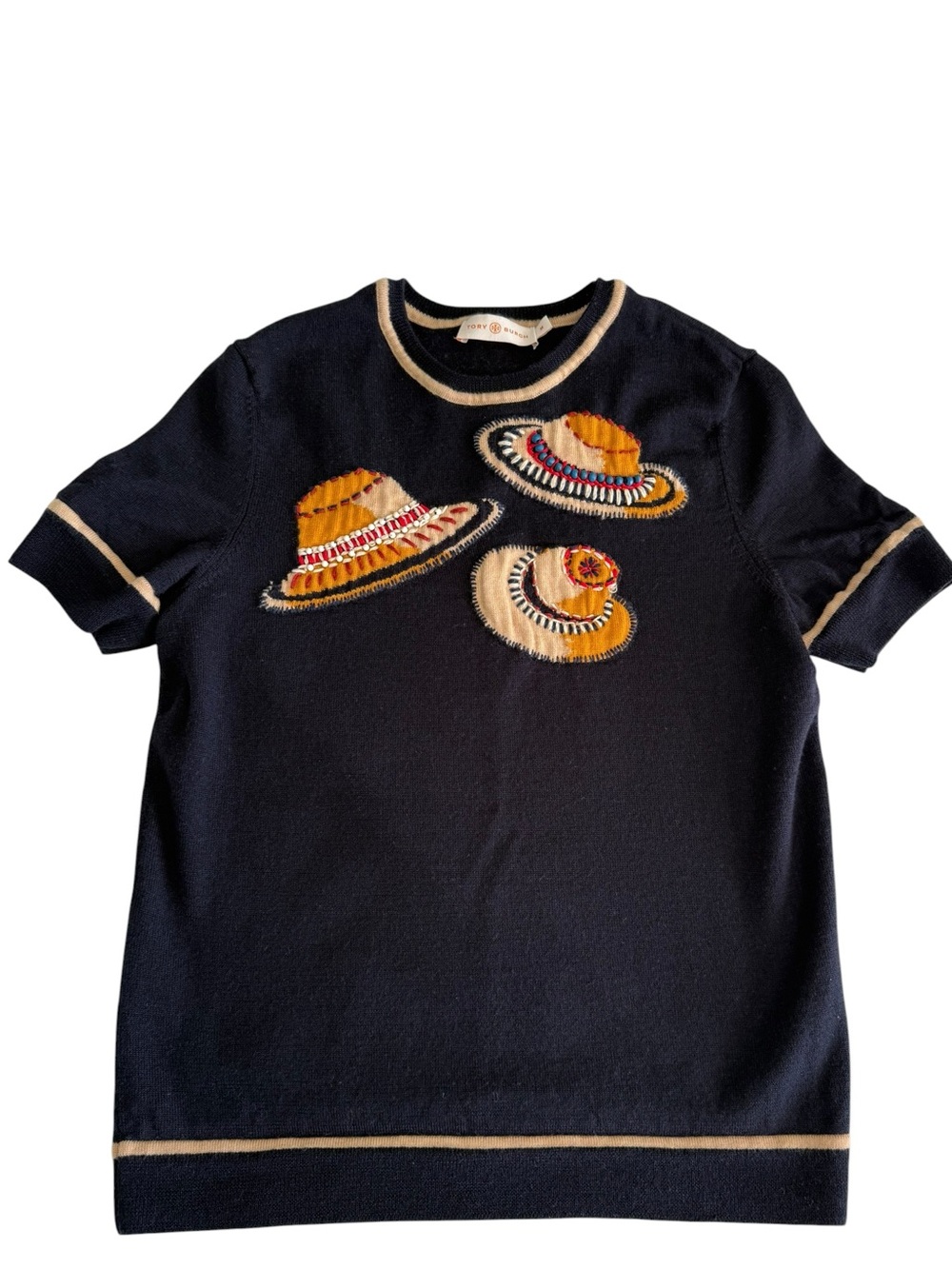 Tory Burch Merino wool sweater/ top size medium S/M - Picture 3 of 13